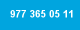 977 365 05 11 977 365 05 11
